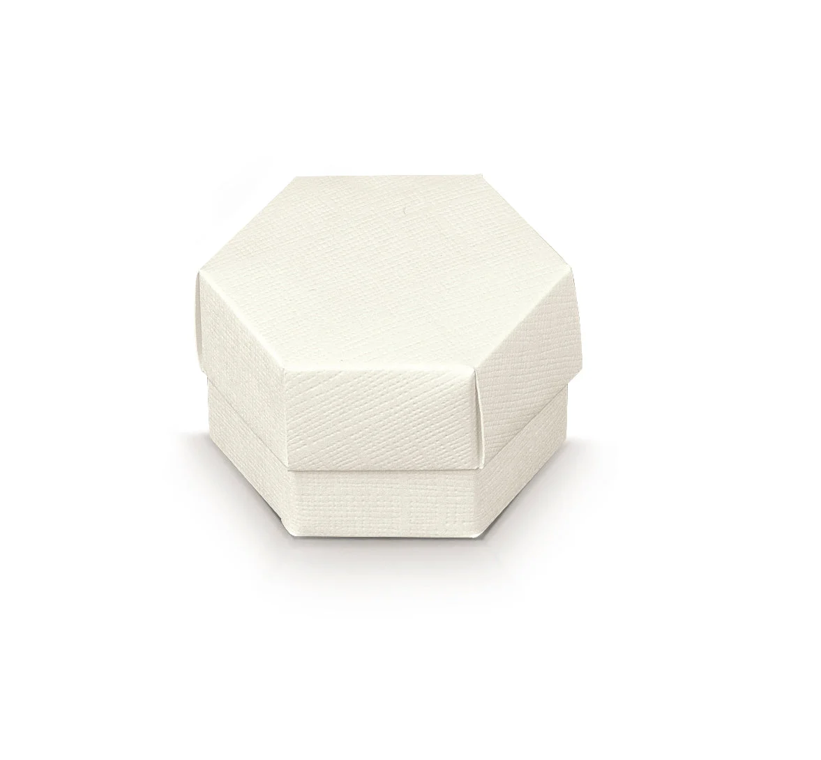 Scotton Scatola Esagono con Divisorio 60 x 40 Mm Bianco 10 Pz