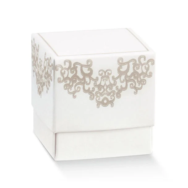 Scotton Scatola Fleur Chantilly 50 x 50 X 50 Mm Bianco 10 Pz