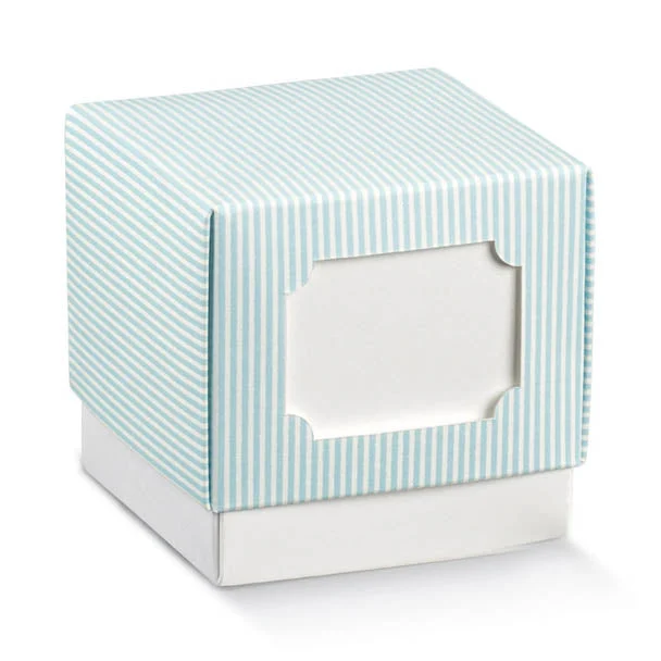 Scotton Scatola Fleur Millerighe Azzurro 70 x 70 x 70 Mm 10 Pz