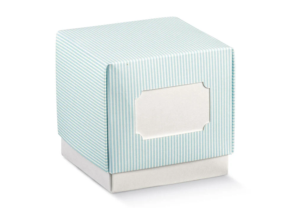 Scotton Scatola Fleur Millerighe Azzurro 90 x 90 x 90 Mm 10 Pz