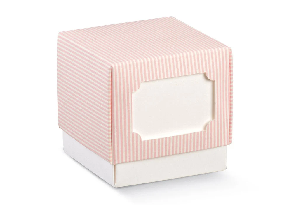 Scotton Scatola Fleur Millerighe Rosa 70 x 70 x 70 Mm 10 Pz