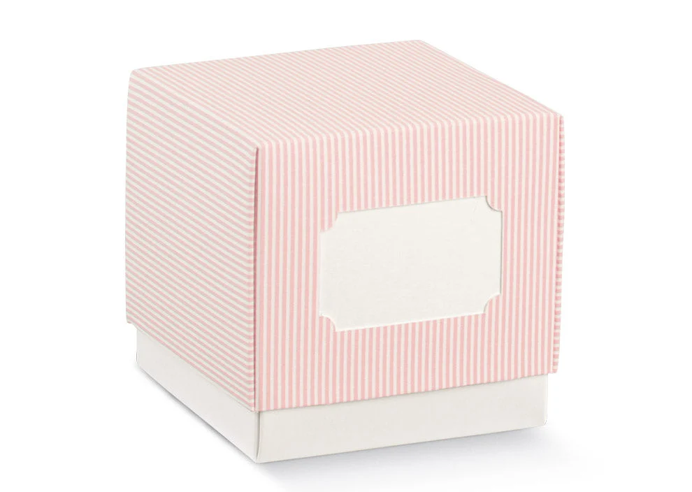 Scotton Scatola Fleur Millerighe Rosa 90 x 90 x 90 Mm 10 Pz