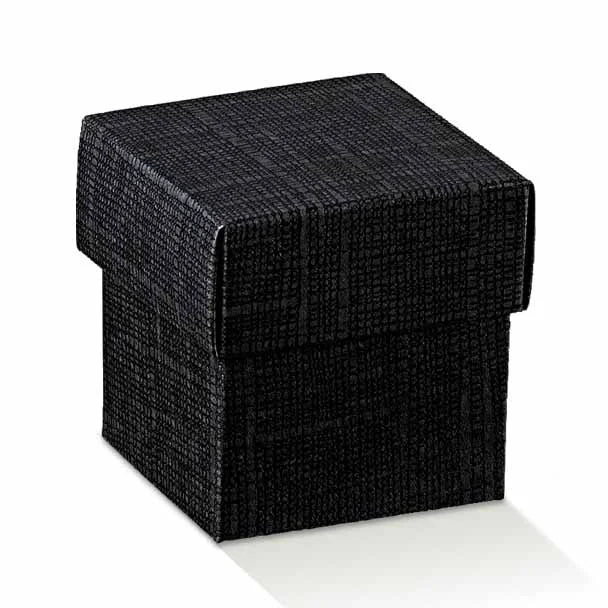 Scotton Scatola Fondo e Coperchio 50 x 50 x 50 Mm Nero 20 Pz