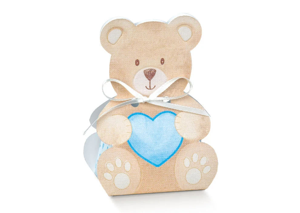 Scotton Scatola Little Bear 60 x 45 x 110 Mm Azzurro 10 Pz
