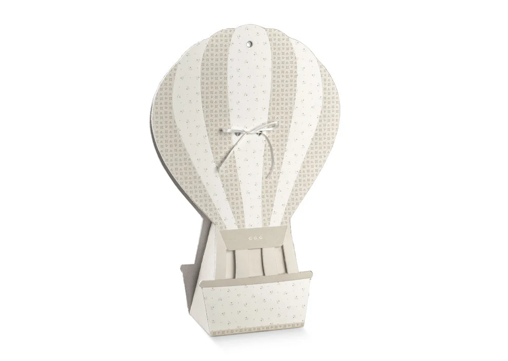 Scotton Scatola Mongolfiera 60 x 40 x 145 Mm Bloom Tortora 10 Pz