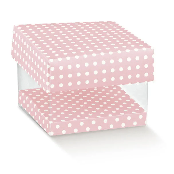 Scotton Scatola Portaconfetti 80 x 80 x 80 Mm Rosa 10 Pz