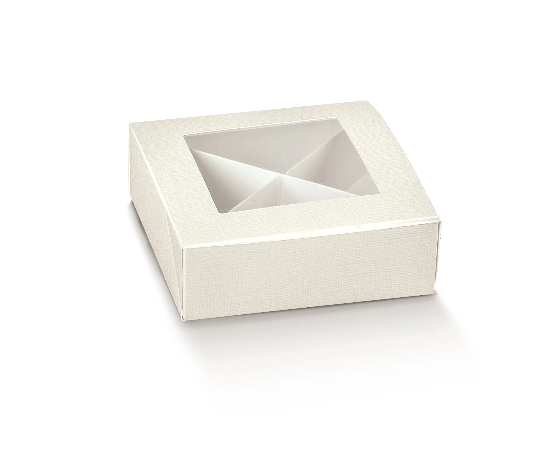 Scotton Scatola Pratica con Divisorio 120 x 120 x 40 Mm Bianco 10 Pz