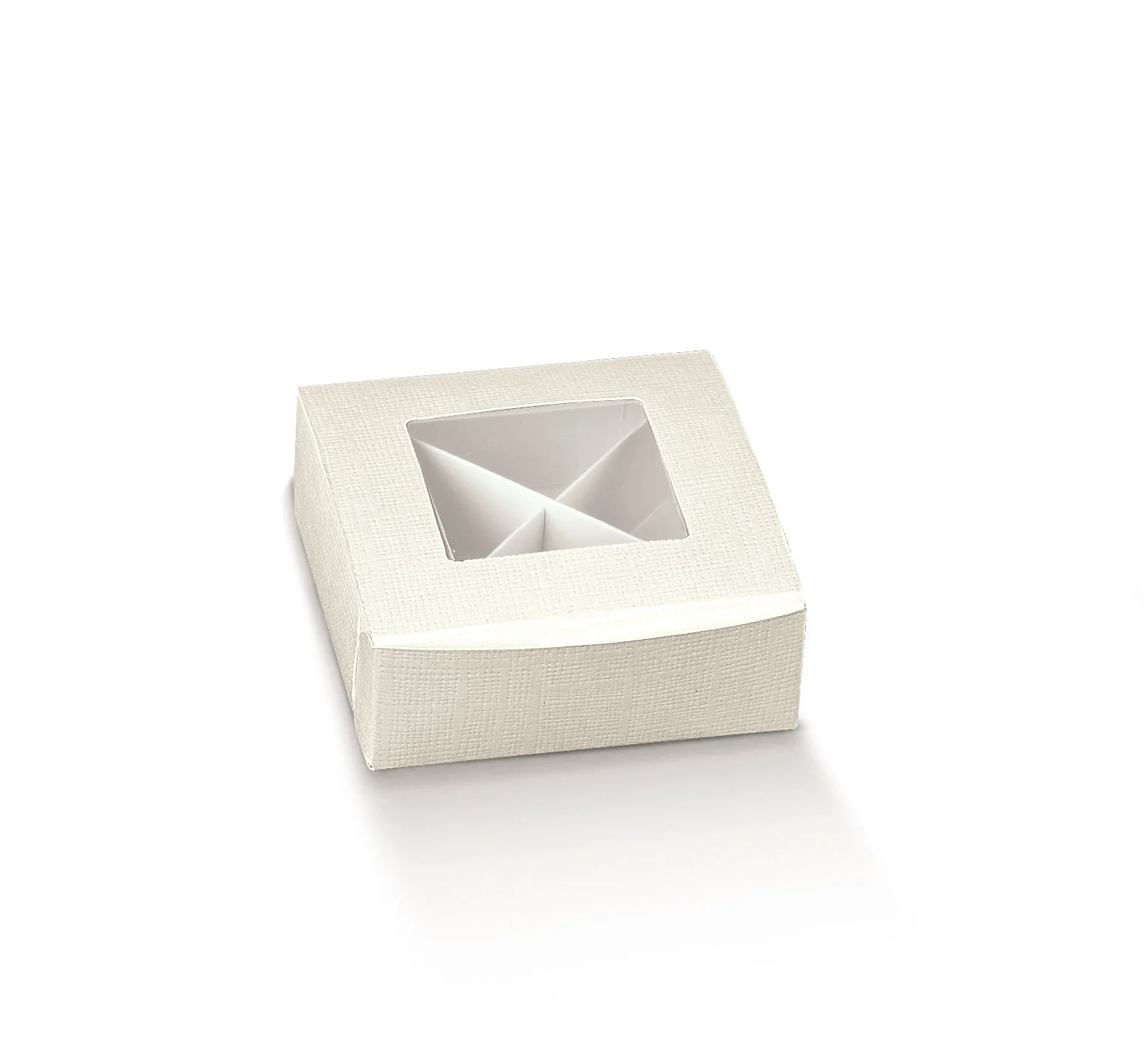 Scotton Scatola Pratica con Divisorio 80 x 80 x 30 Mm Bianco 10 Pz