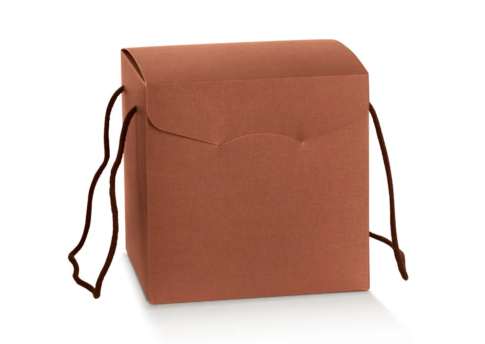 Scotton Scatola Segreto con Cordini 280 x 200 x 350 Mm Seta Corten