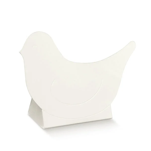 Scotton Scatola Uccellino 60 x 35 x 90 Mm Bianco 10 Pz
