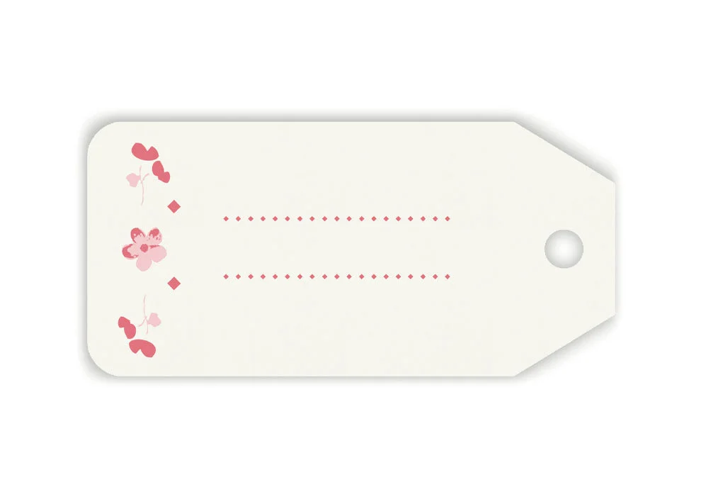 Scotton Targhetta 45 x 25 Mm Bloom Rosa 10 Pz