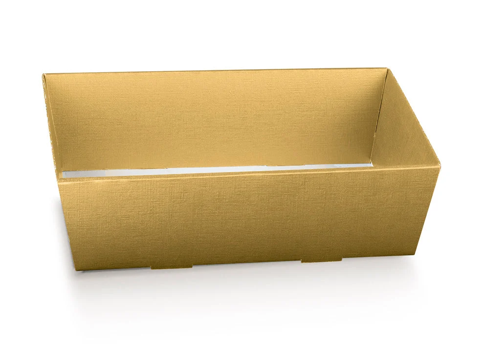 Scotton Vassoio Natale Conico 400 x 300 x 115 Mm Fibra Oro 1 Pz