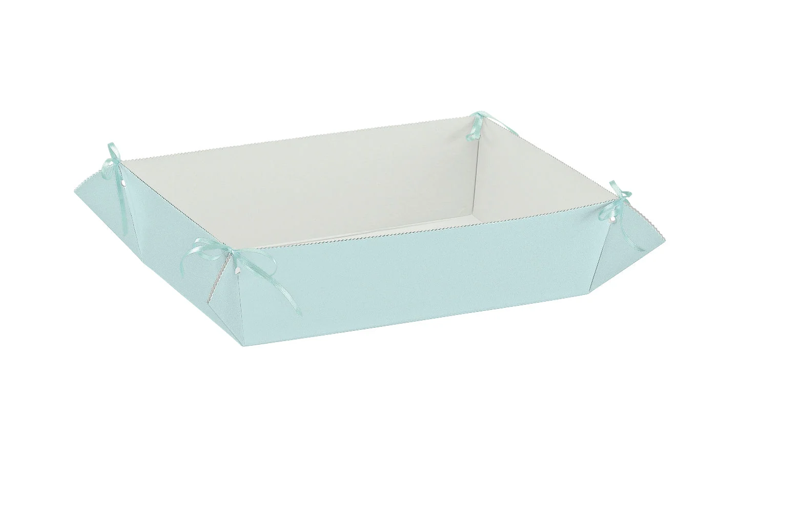 Scotton Vassoio Perlato Celeste 410 x 330 x 80 Mm 10 Pz