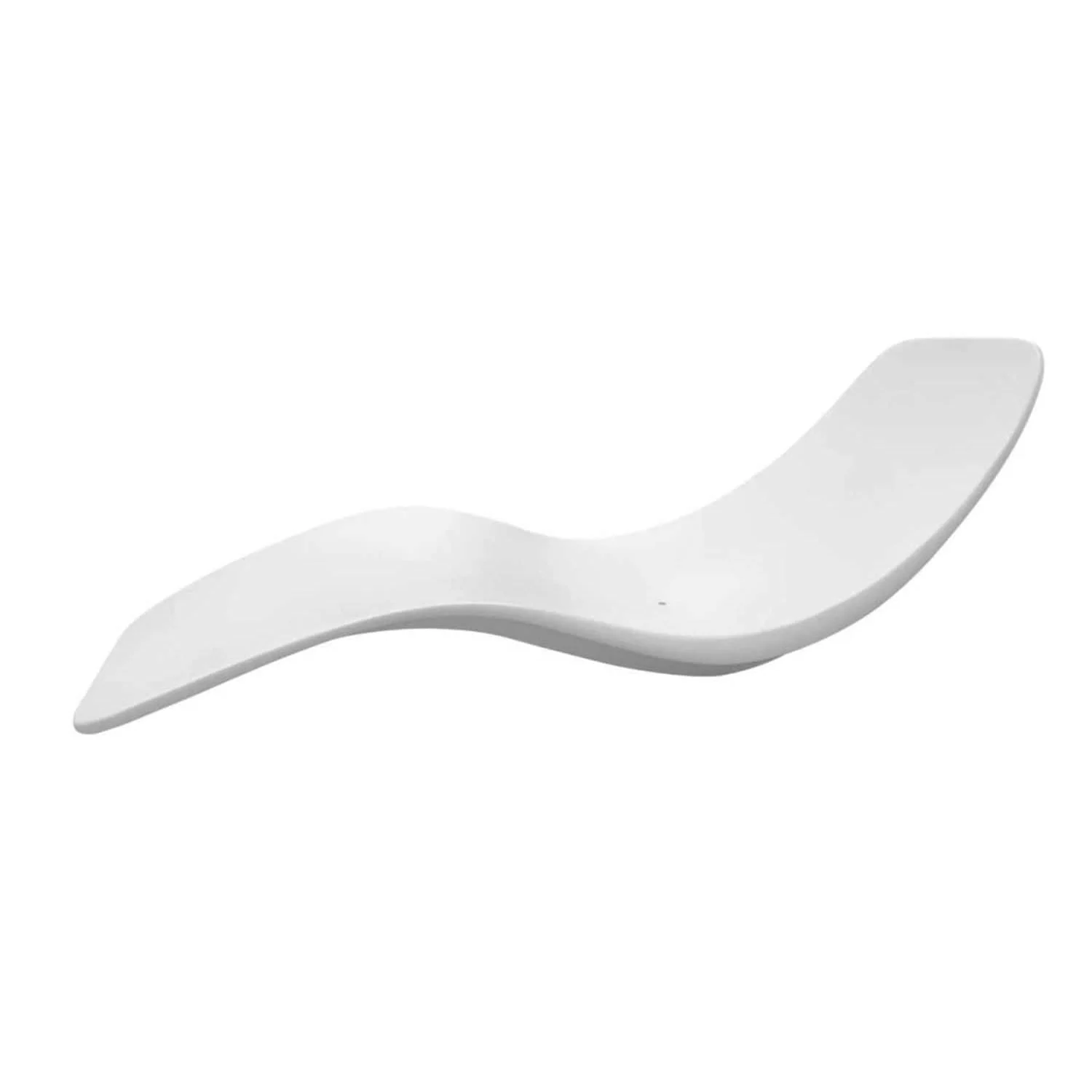 SINED Antares Chaise Longue Di Lusso In Vetroresina Ideale Per Uso Intensivo Esterno Bianca