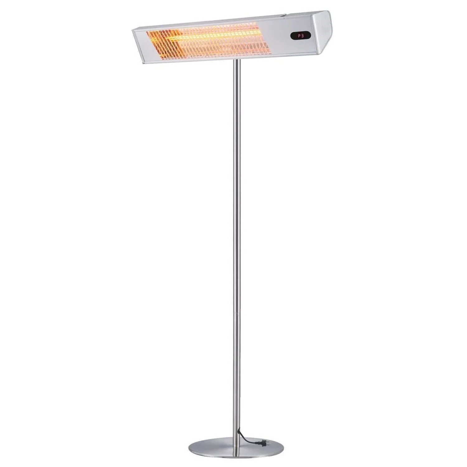 SINED Caldo Ira Inox Palo Riscaldatore Infrarossi Esterno 2000W Grigio