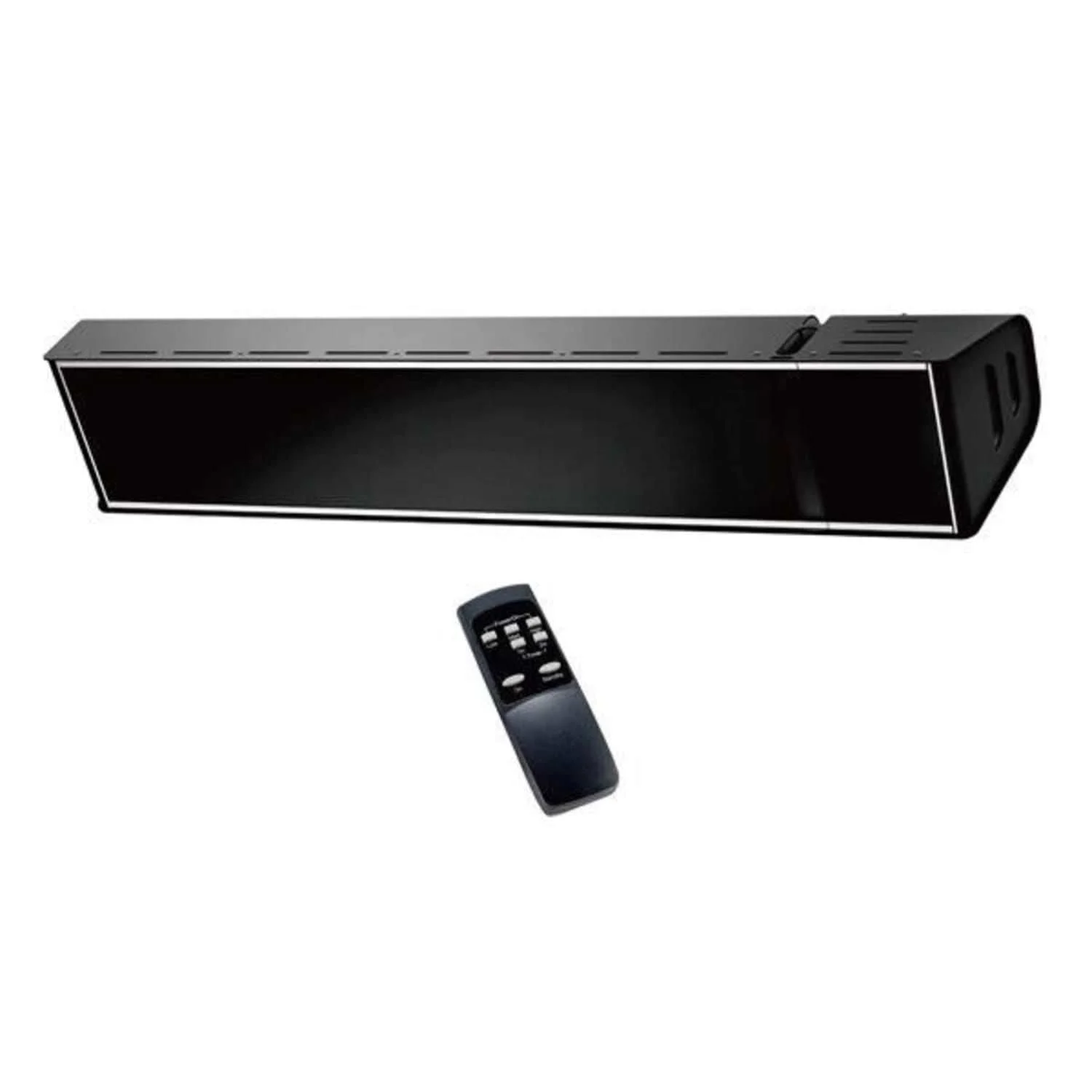 SINED Caldo Vetro Nero 2000 Riscaldatore Infrarossi Cristallo Da 2000w Nero