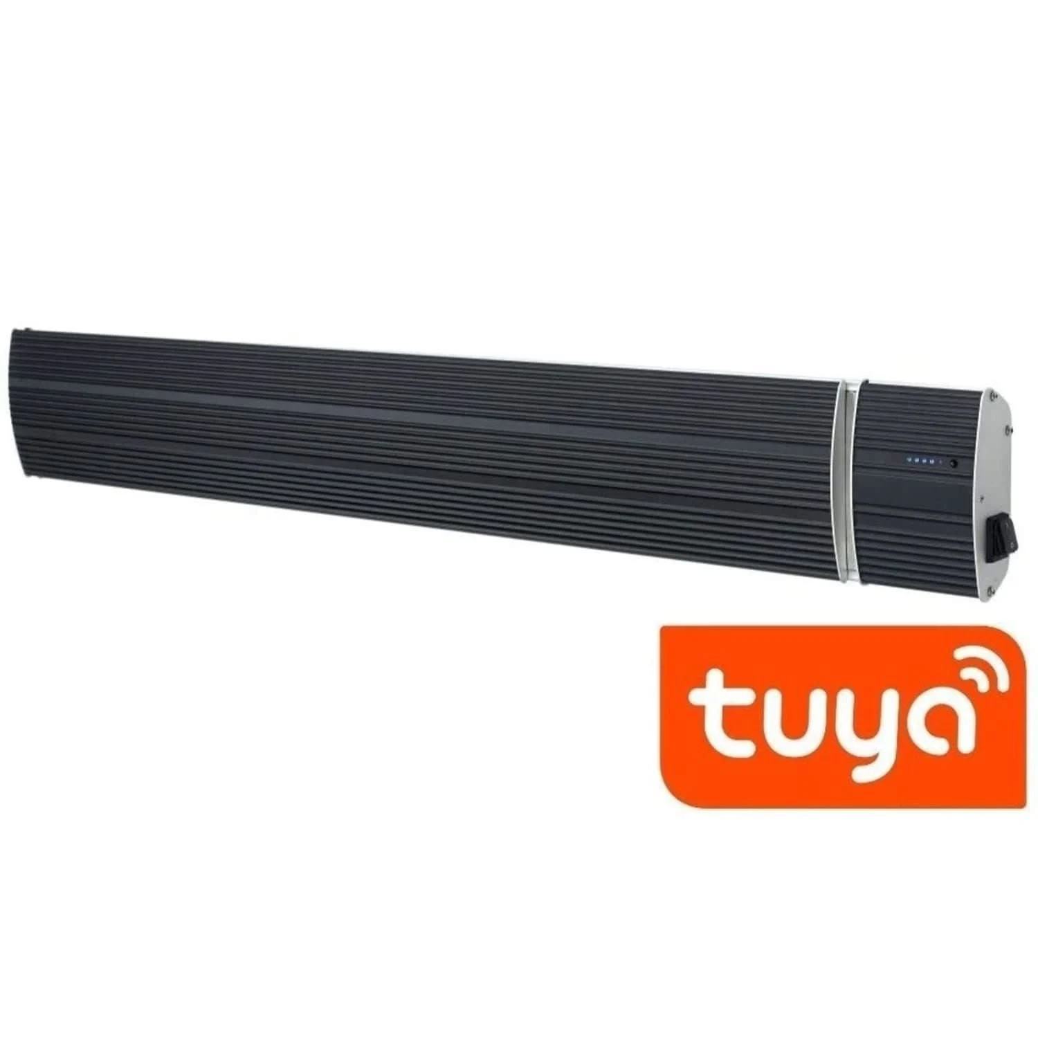 SINED Calore Nero 1800 Wifi Riscaldatore Wifi a Infrarossi Per Esterno In Alluminio Da 1800w