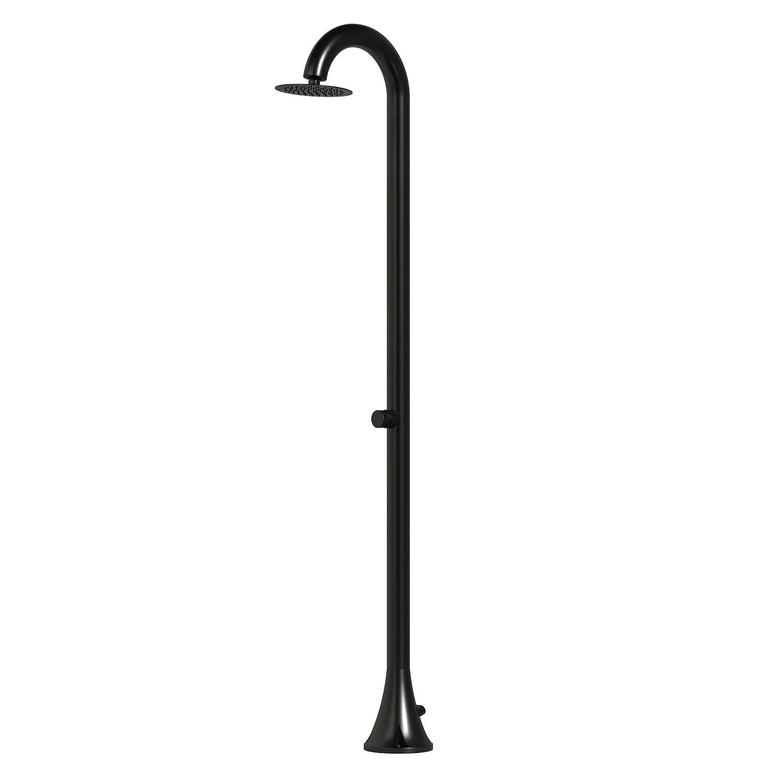 SINED Doccia Luna In Acciaio Inox 316l Acciaio Nera Con Temporizzatore