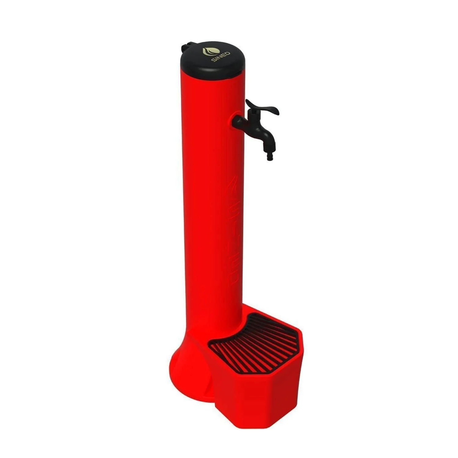 SINED Kit Tritone Fontana Rosso Polietilene 100 cm