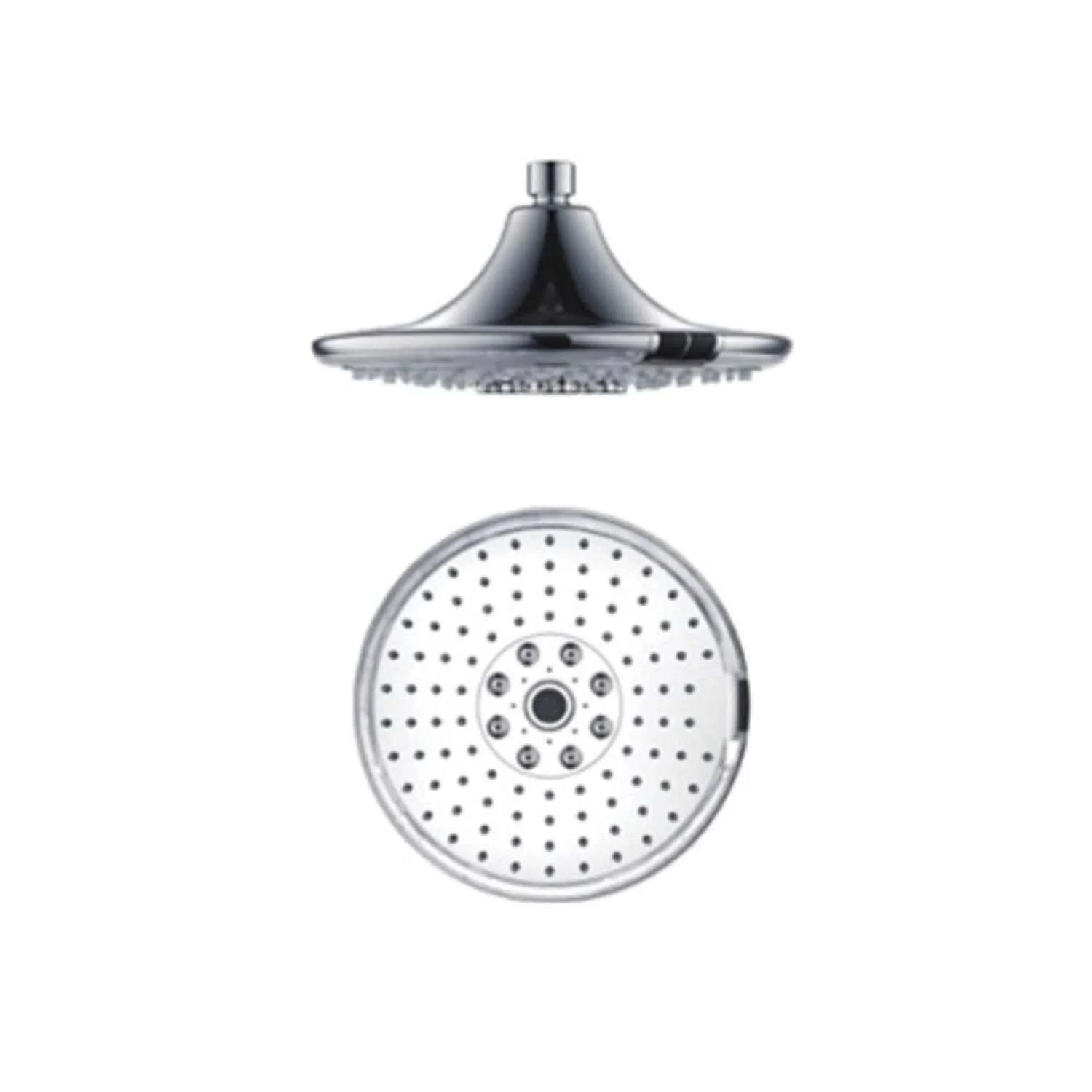 SINED Led 3 Soffione Pioggia 24 cm LED Cromoterapia Grigio