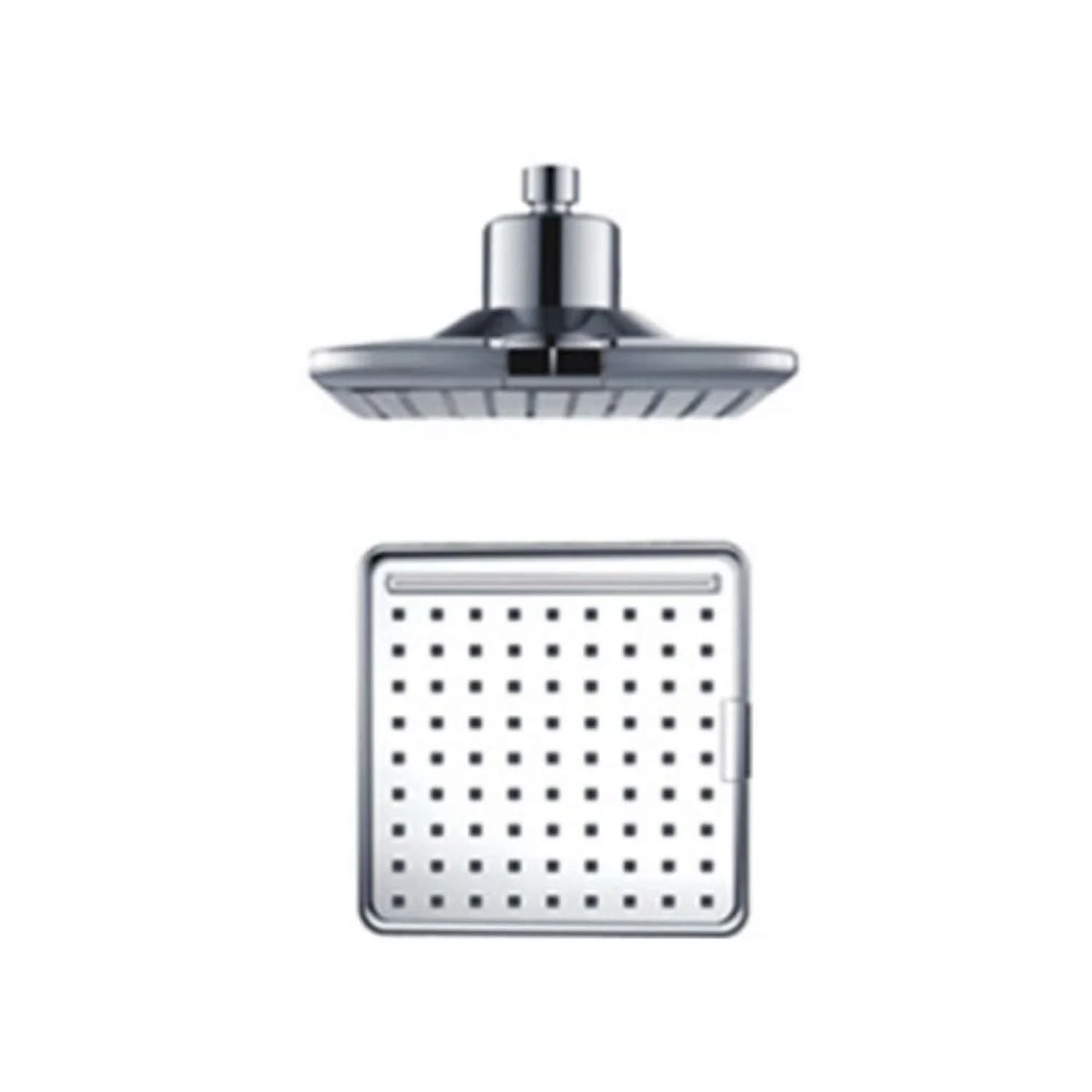 SINED LED-4 Soffione Doccia Pioggia Sensore LED Grigio ABS