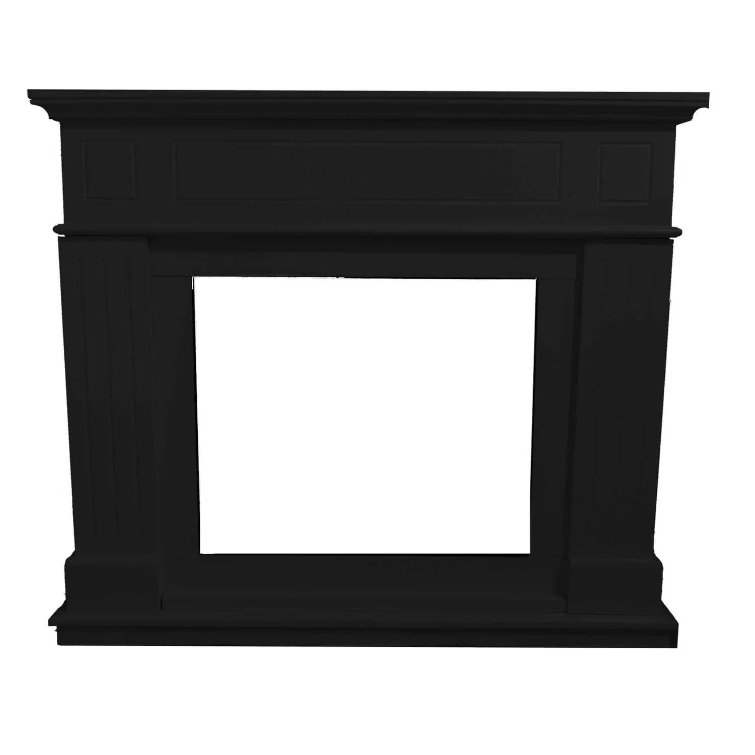 SINED Mpc Cornice Camino Pienza Nero Nero Profondo Cornice Caminetti Pienza Nero Profondo