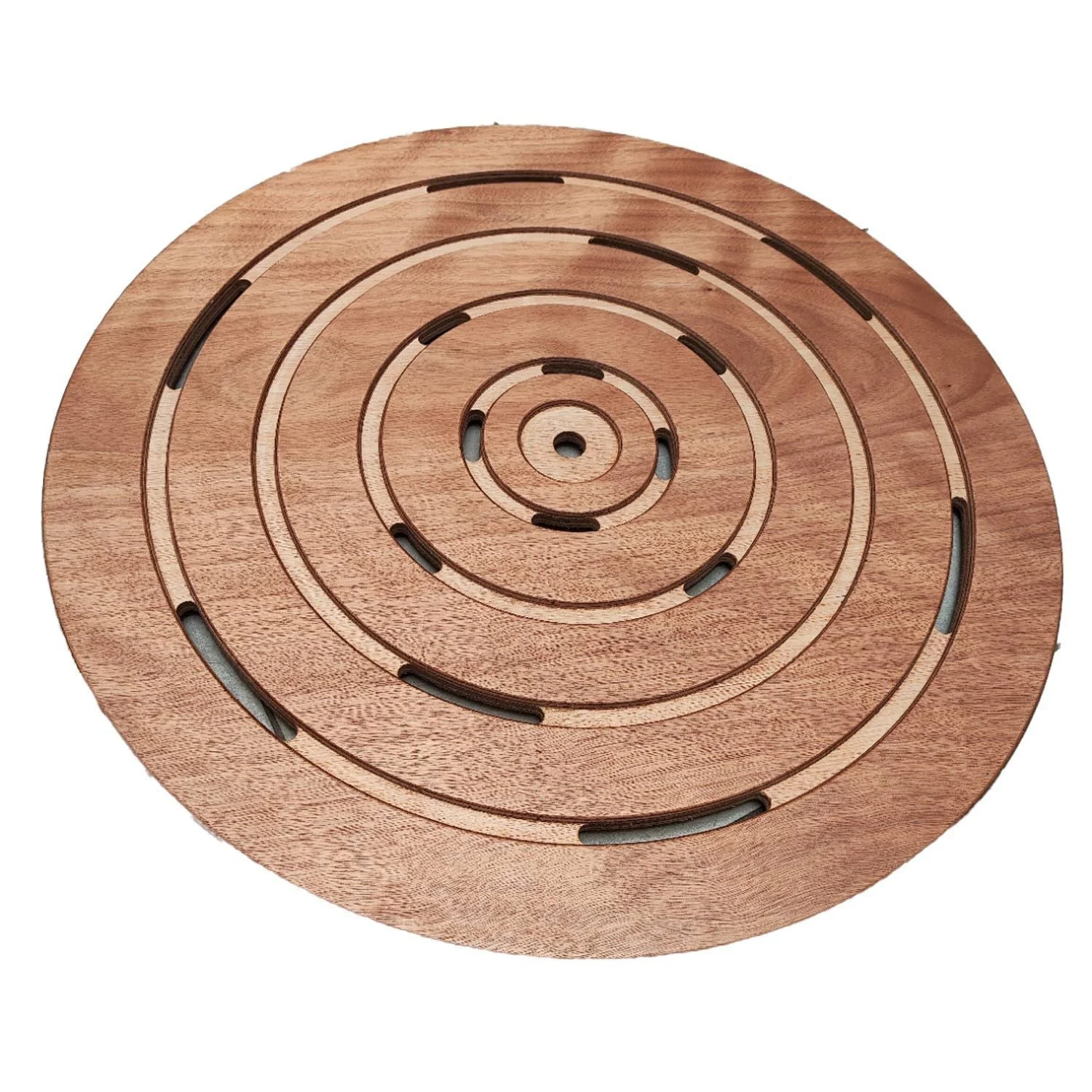SINED Piatto Doccia Okume Tondo Pedana Rotonda In Legno Okume Rosa