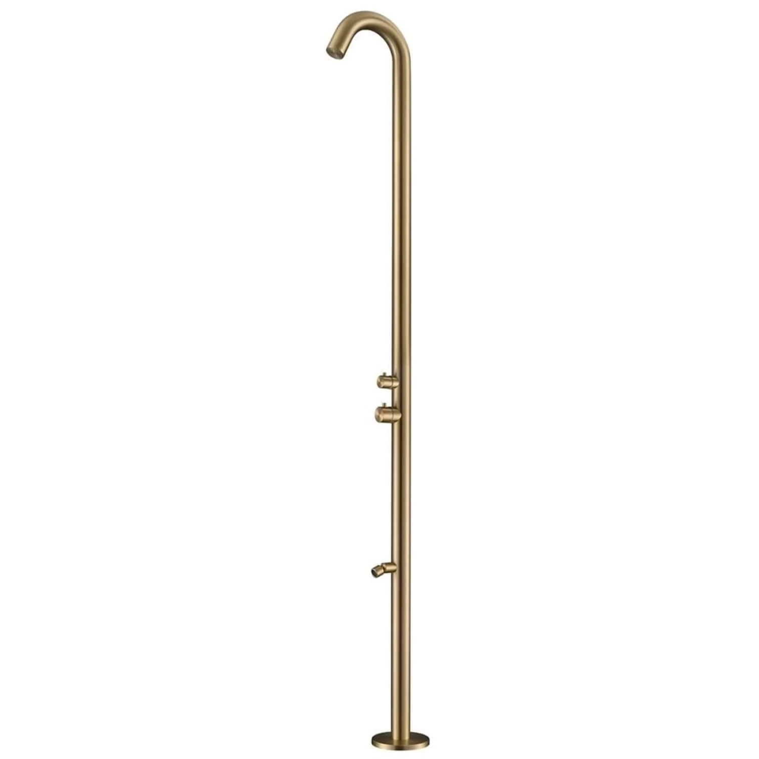 SINED Quartu Oro Spazzolato Doccia Esterna Acciaio 316L 229cm