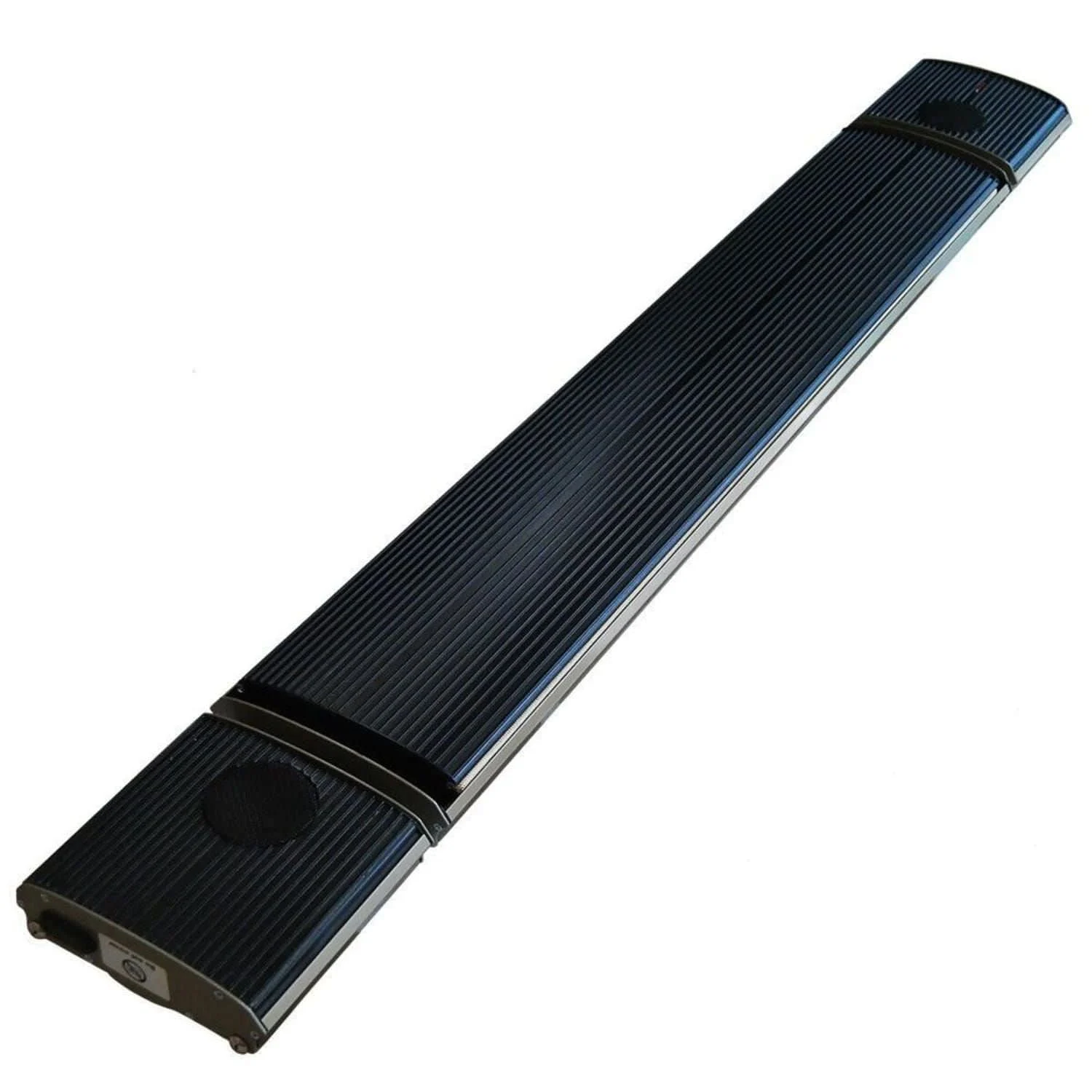 SINED Riscaldatore Ad Infrarossi Con Audio Bluetooth Da 1800w In Alluminio Nero