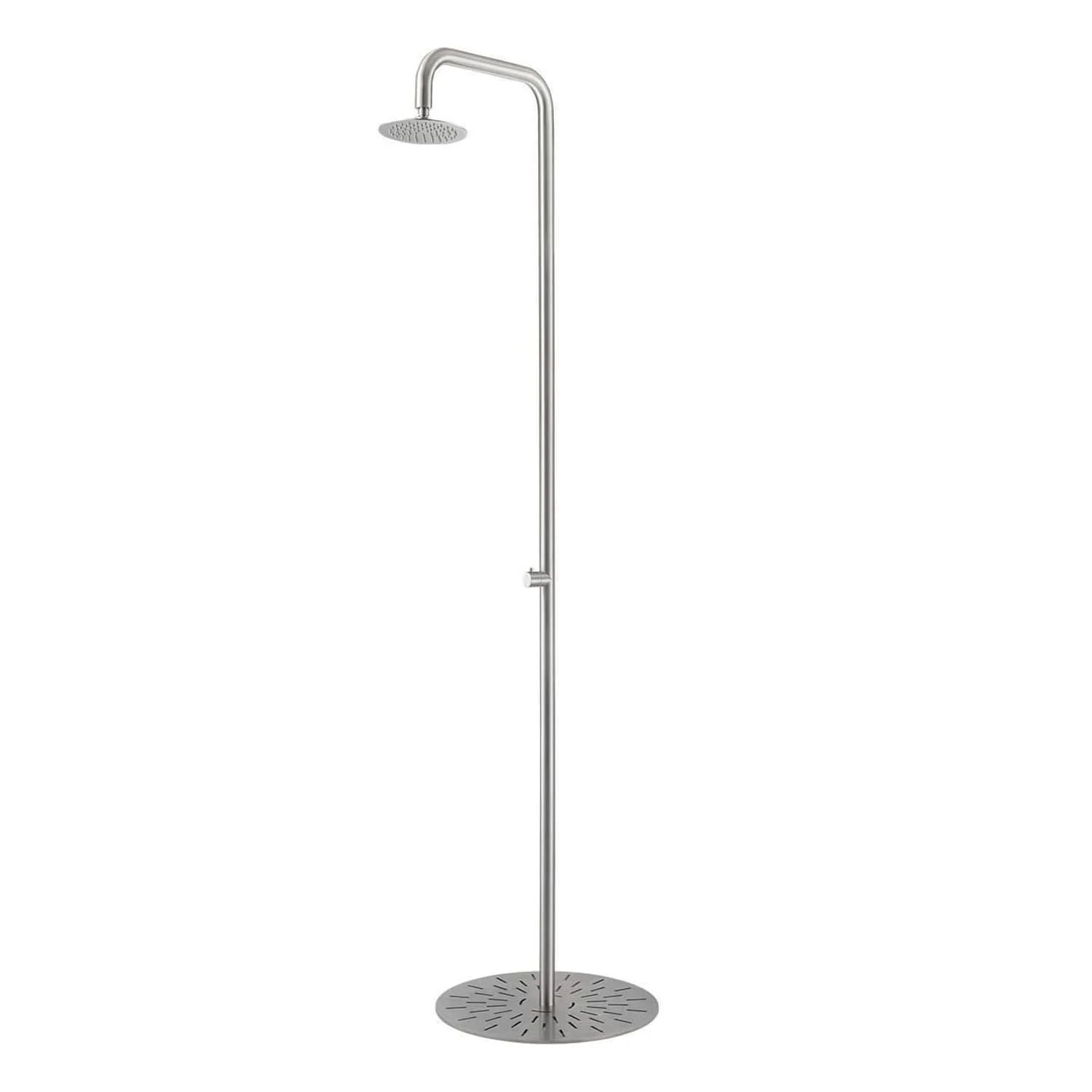 SINED Simius Doccia In Acciaio Inox a Sola Acqua Fredda h 230 Cm Inox Satinato