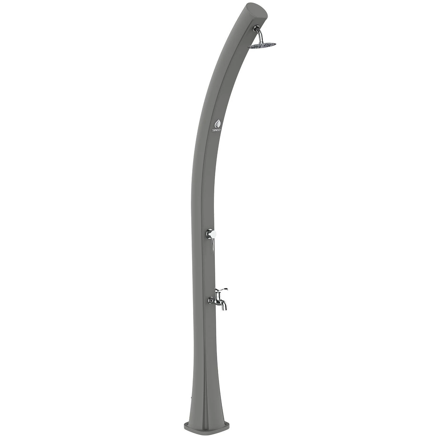 SINED Sole Grigia Doccia Solare Piscina Polietilene HD 25L