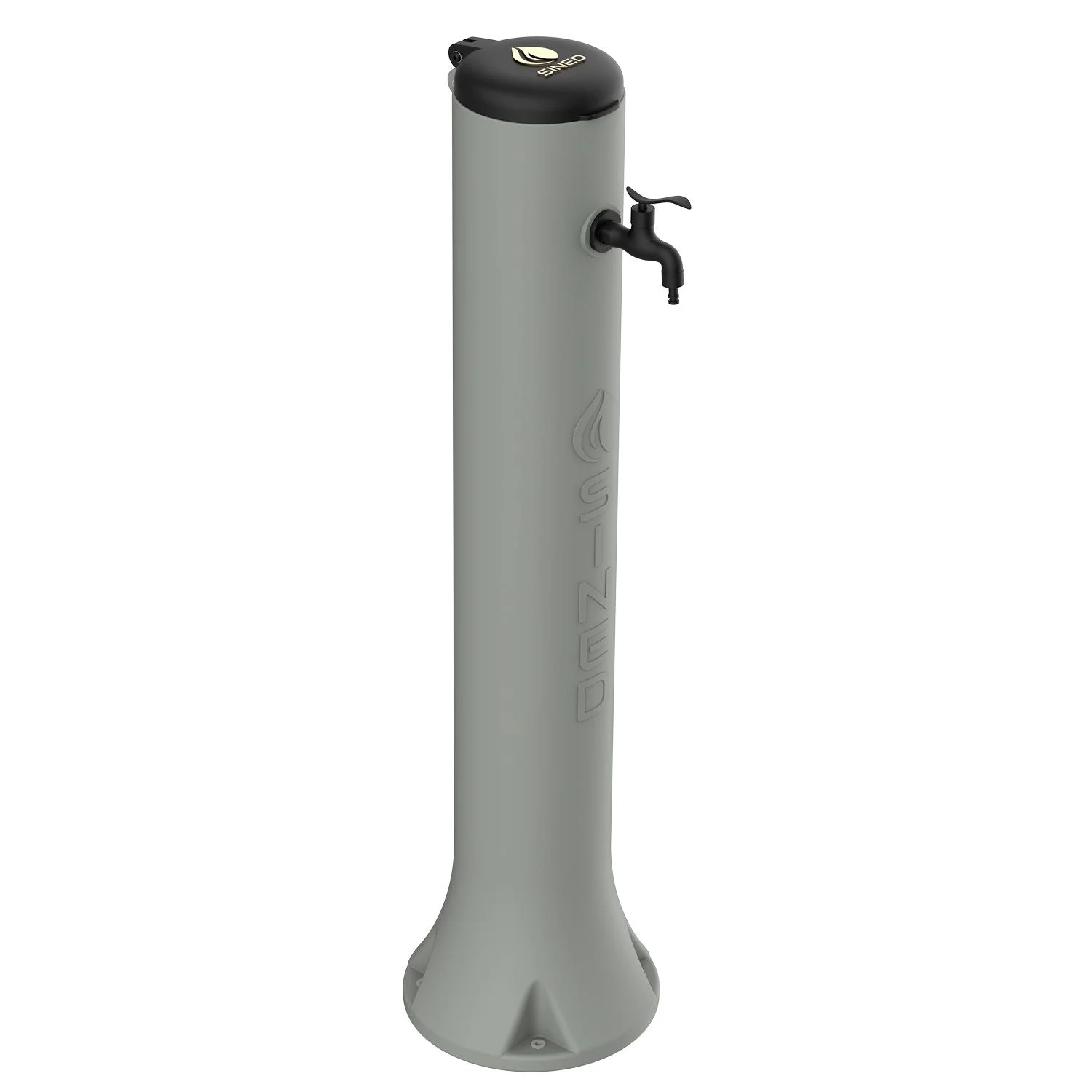 SINED Tritone Fontanella Giardino HDPE Tortora 100 cm