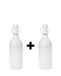Sompex ELO Baby Lampada Ricaricabile Luce da Esterno Bianco 2Pz