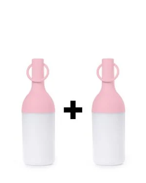 Sompex ELO Baby Lampada Ricaricabile Luce da Esterno Rosa 2Pz