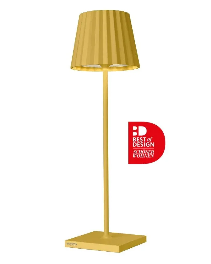 Sompex Troll 2.0 Lampada Ricaricabile per Esterni Giallo