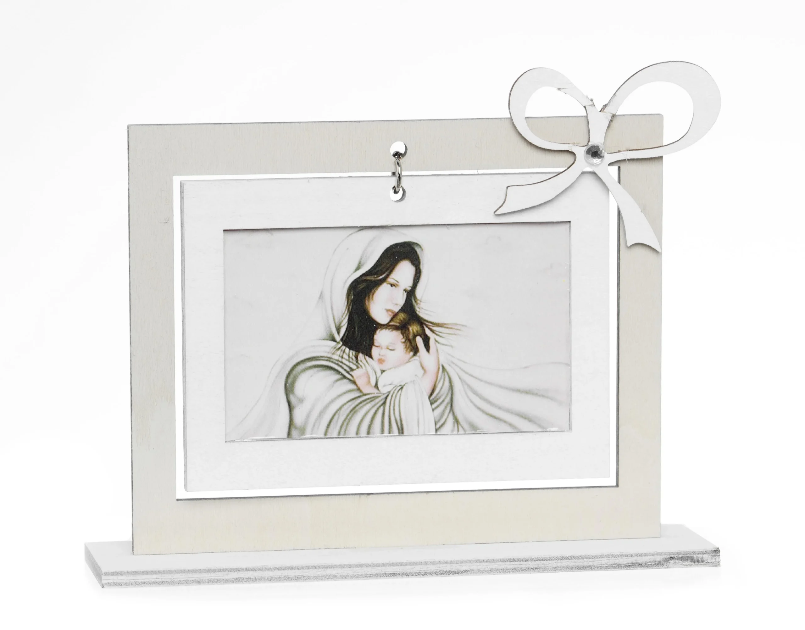 Star Import Italy Quadro Maternità in Legno H 12 Cm Scatola Regalo Bomboniera