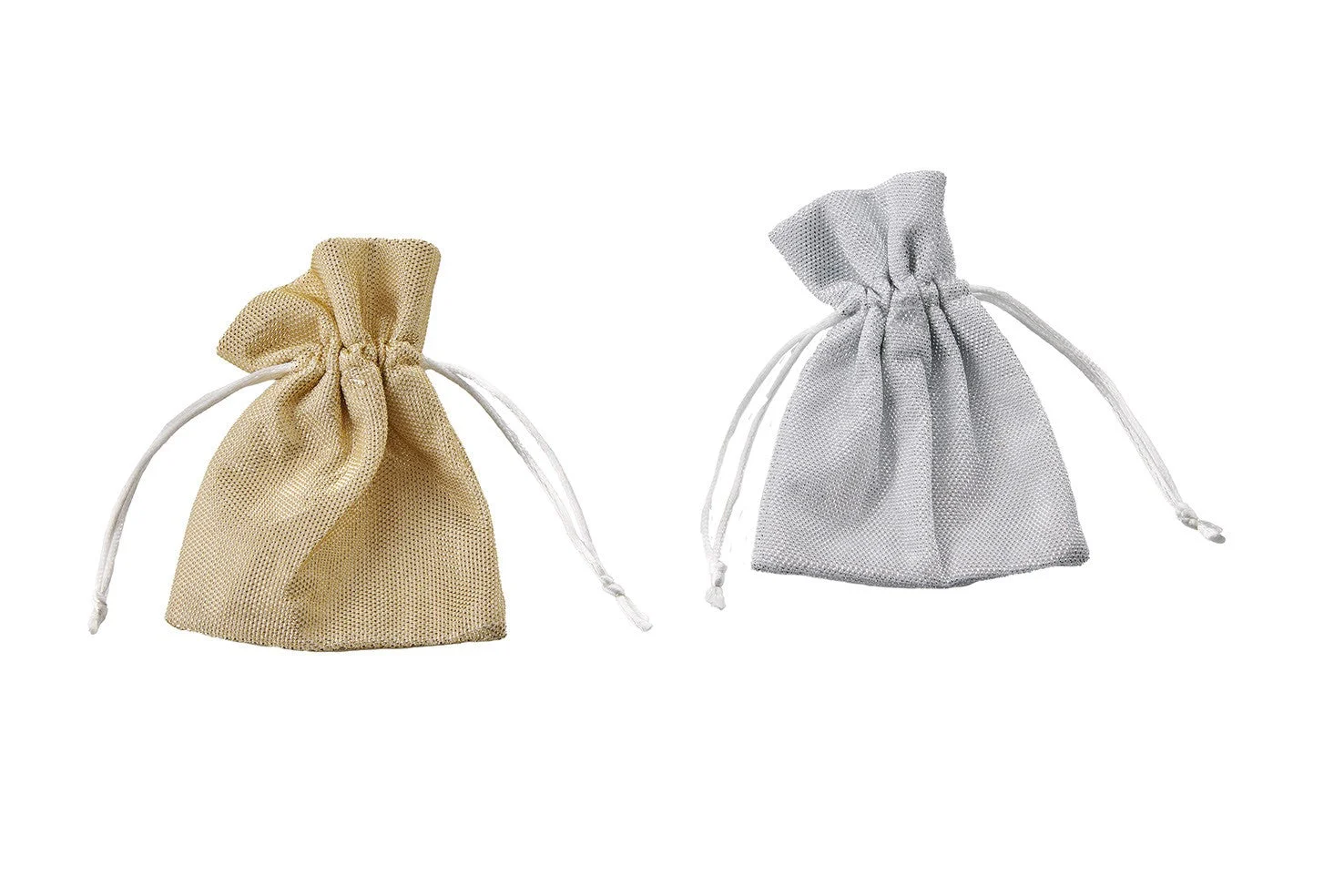 Star Import Italy Sacchetto Portaconfetti Brillé Silver H 10 X 13 Cm 12 Pz