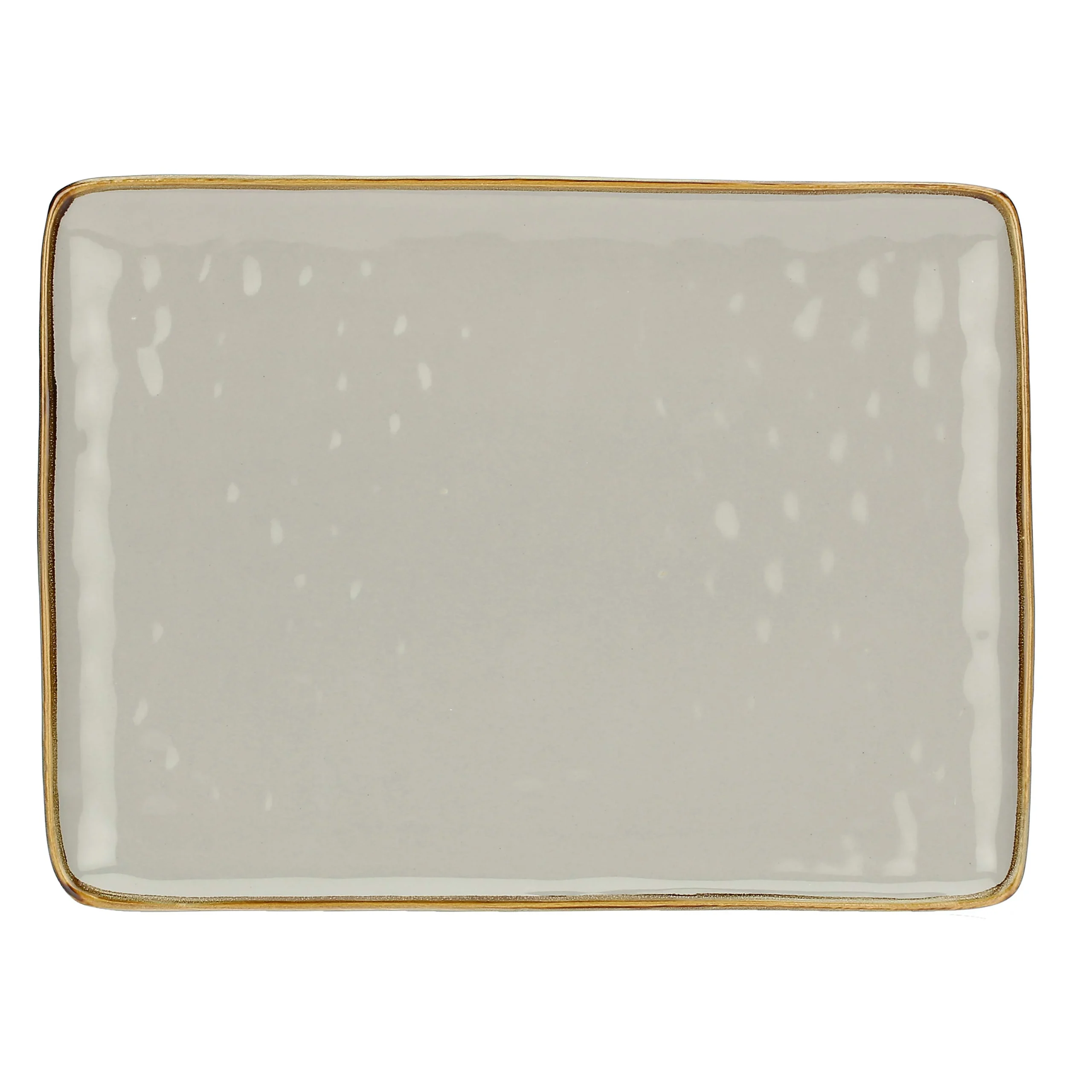 ROSE & TULIPANI Concerto Grigio Perla Vassoio Rettangolare 36 x 26,5