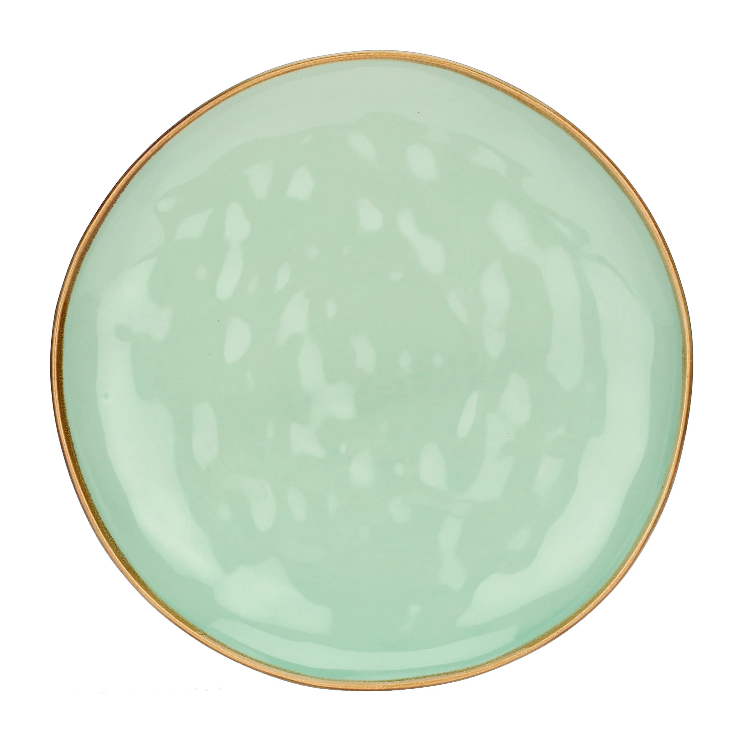ROSE & TULIPANI Concerto Verde Acqua Piatto Piano D 27 Cm