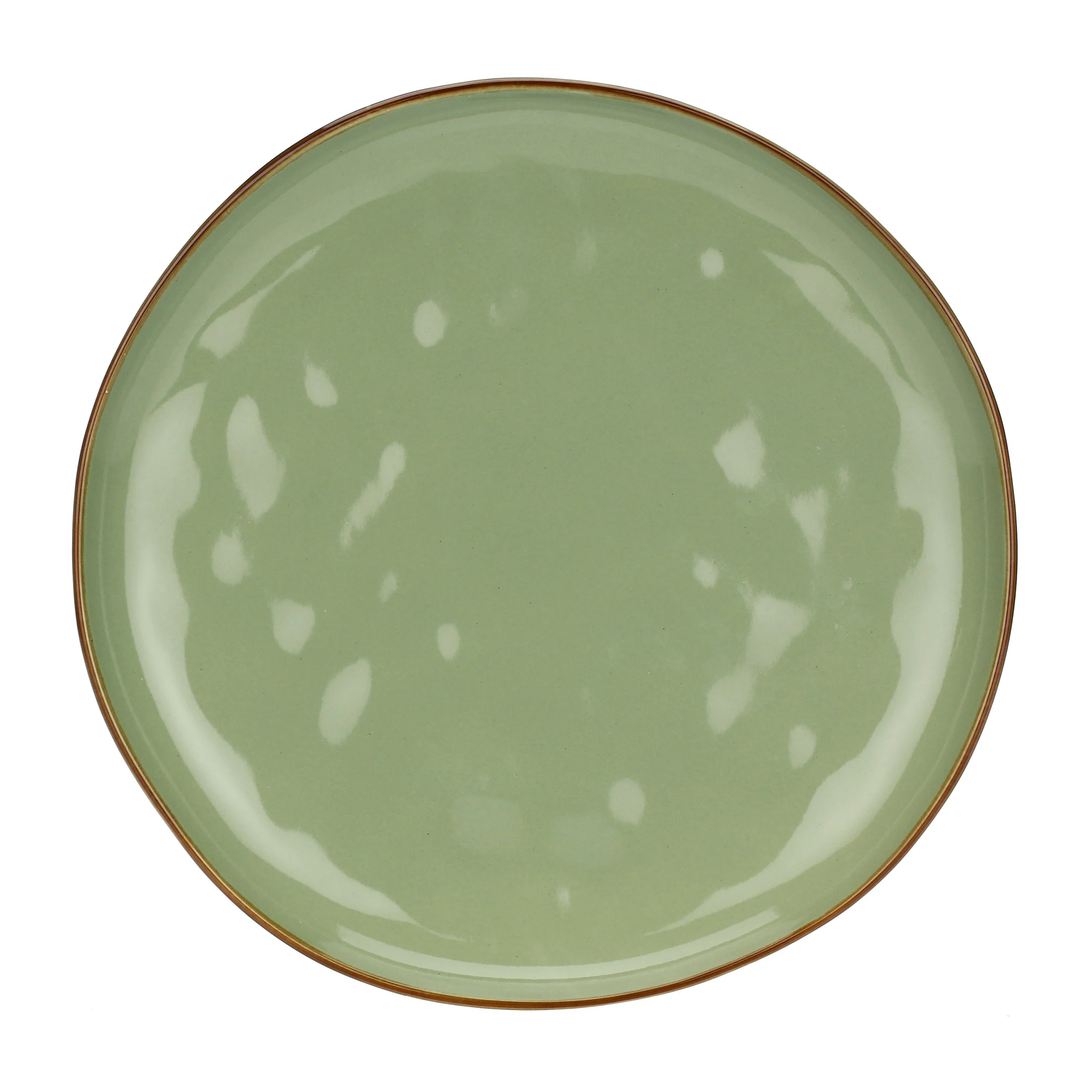 ROSE & TULIPANI Concerto Verde Oliva Piatto Piano D 27 Cm
