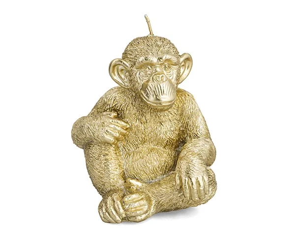 Tono Su Tono Candela Scimmietta H 110 Mm Oro