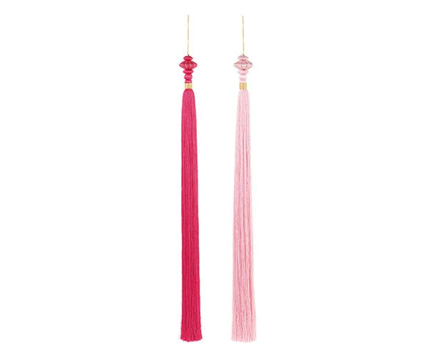 Tono Su Tono Nappa da Appendere Rosa Chiaro o Scuro 1 Pz