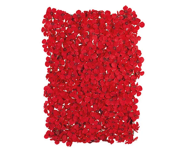 Tono Su Tono Pannello Ortensia 60 x 40 Cm Rossa