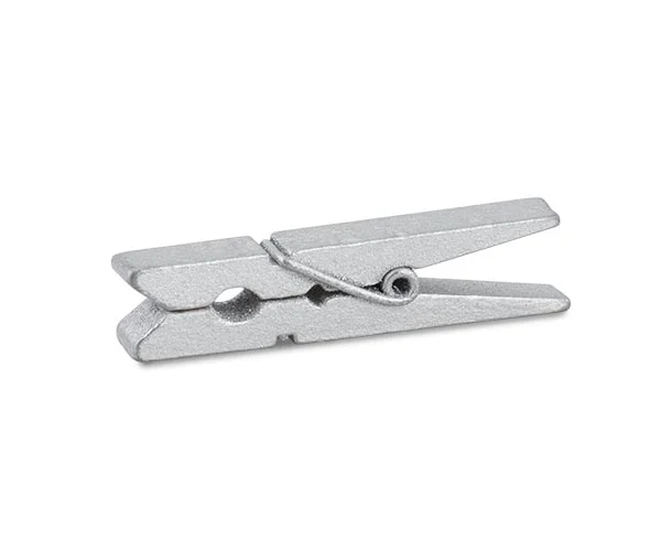Tono Su Tono Set 24 Mollette Argento