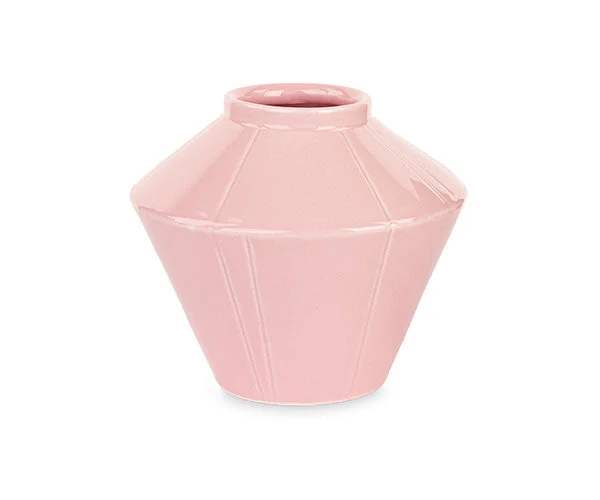 Tono Su Tono Vaso Rosa H 143 Mm D 165 Mm