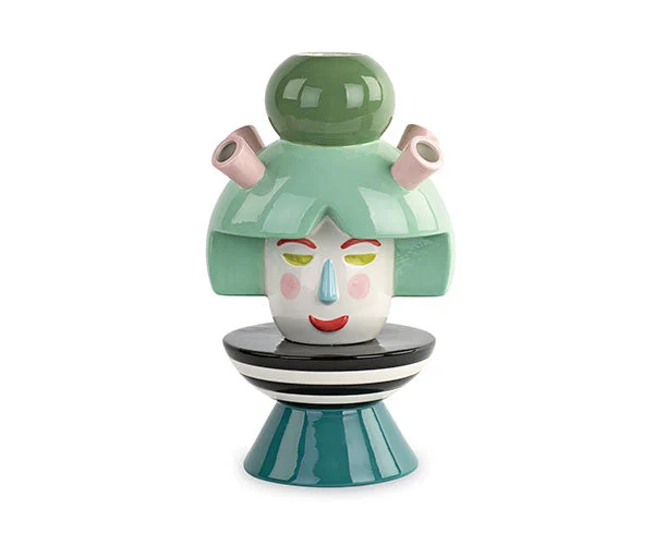 Tono Su Tono Vaso Viso Japan con Chignon H 380 Mm