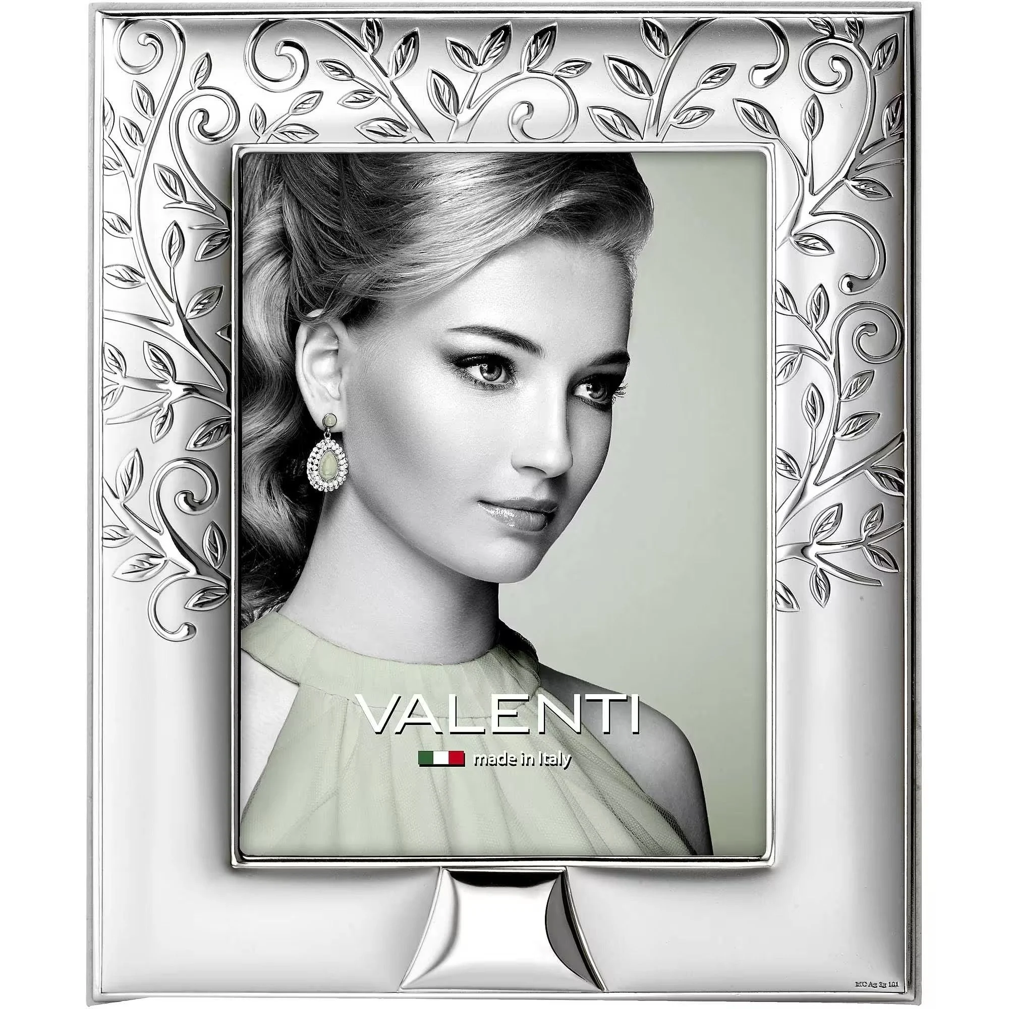 Valenti Cornice Portafoto Albero della Vita 13 x 18 Cm Argento