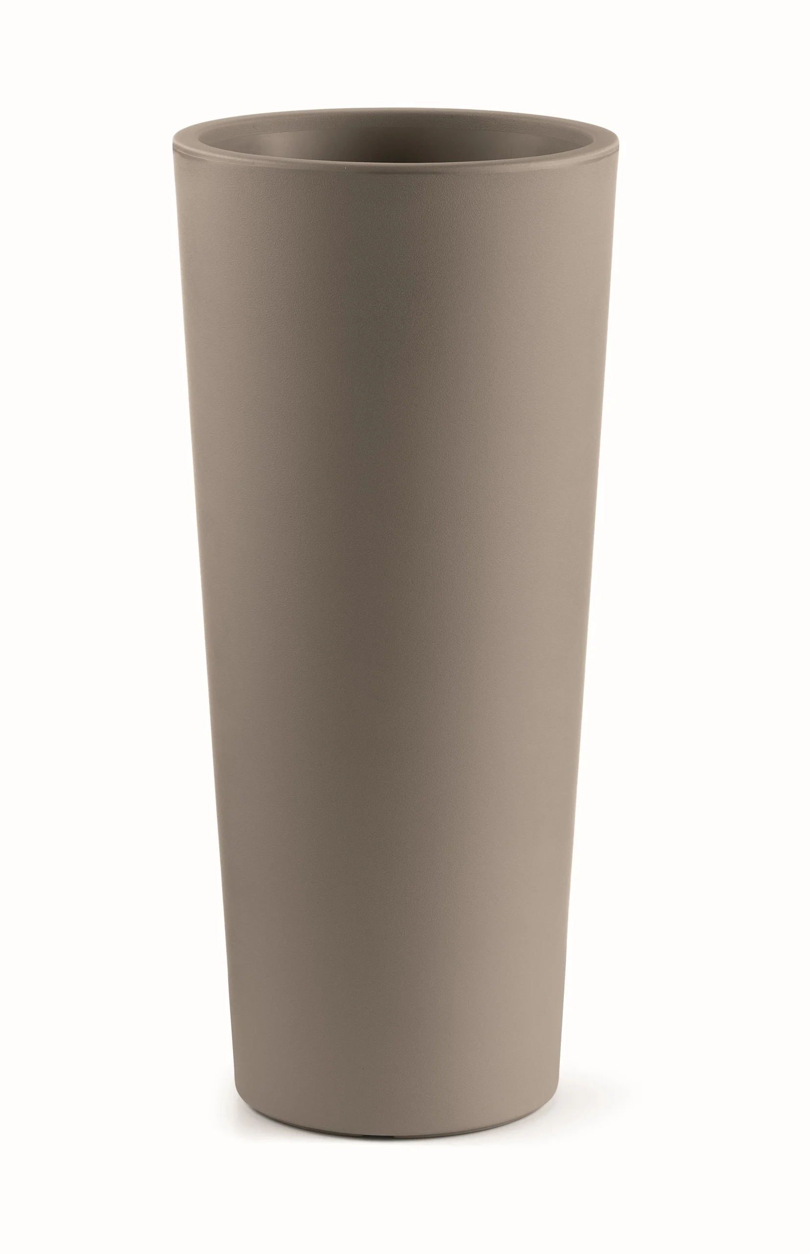 Veca S.p.a. Vaso Gaia Rotondo H 100 Cm D 45 CM Ambra