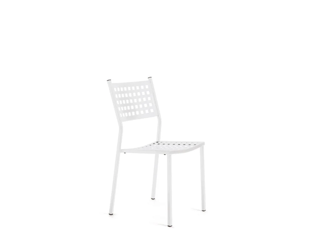 Vermobil Sedia Alice Metallo Bianco Certificato CATAS