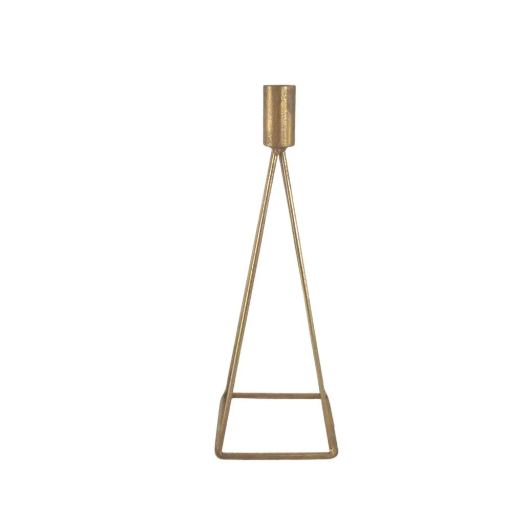 Vimin Box Portastick Moderno H 26 Cm L 9 Cm L 9 Cm Base Triangolo Oro